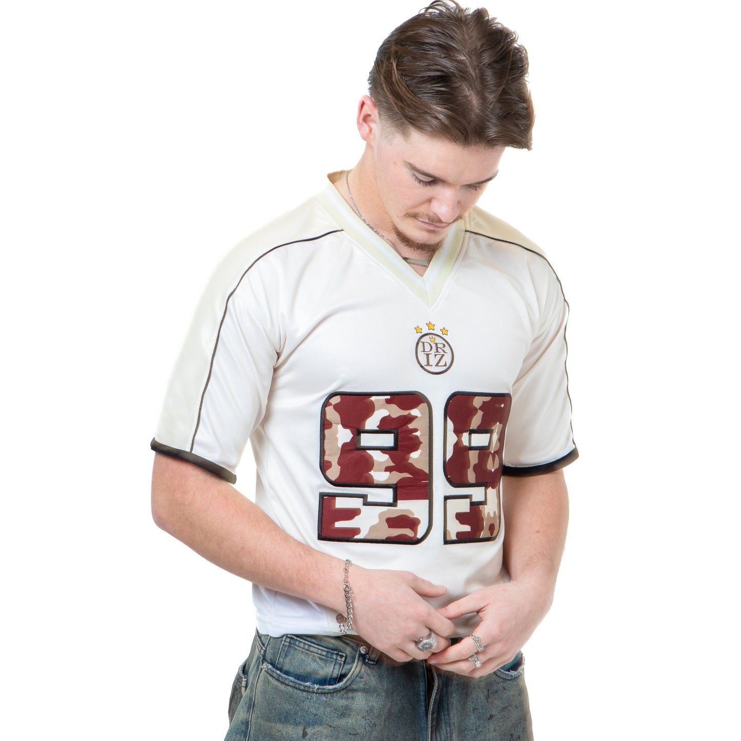 '99' Camo Jersey - Beige