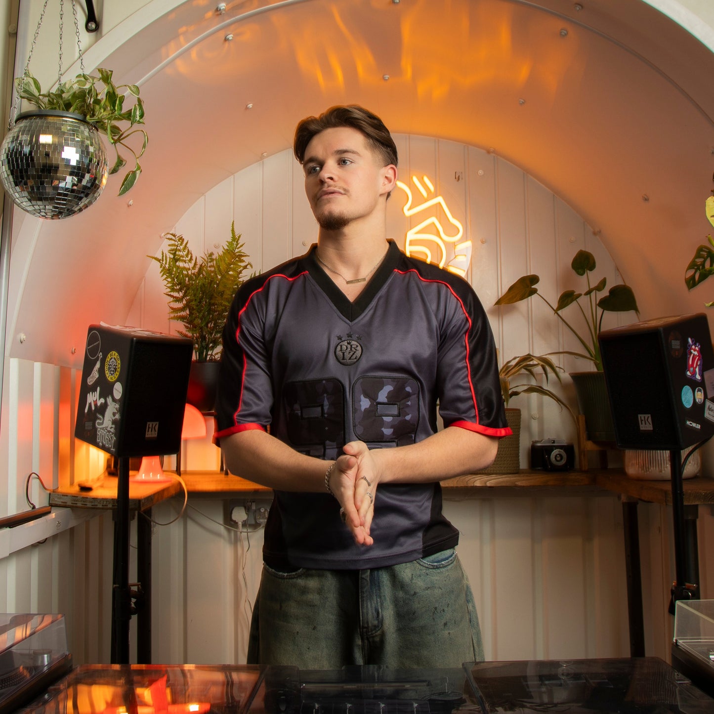 '99'Camo Jersey - Black