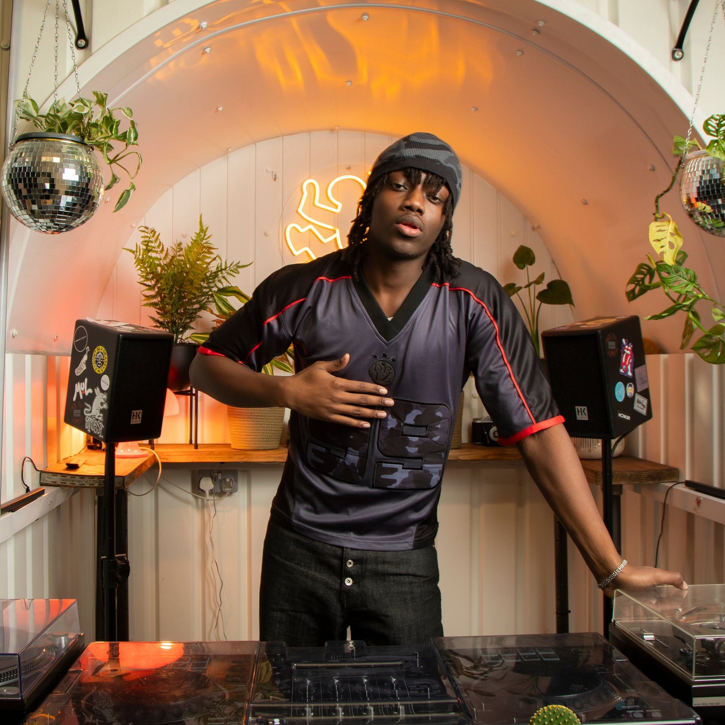 '99'Camo Jersey - Black