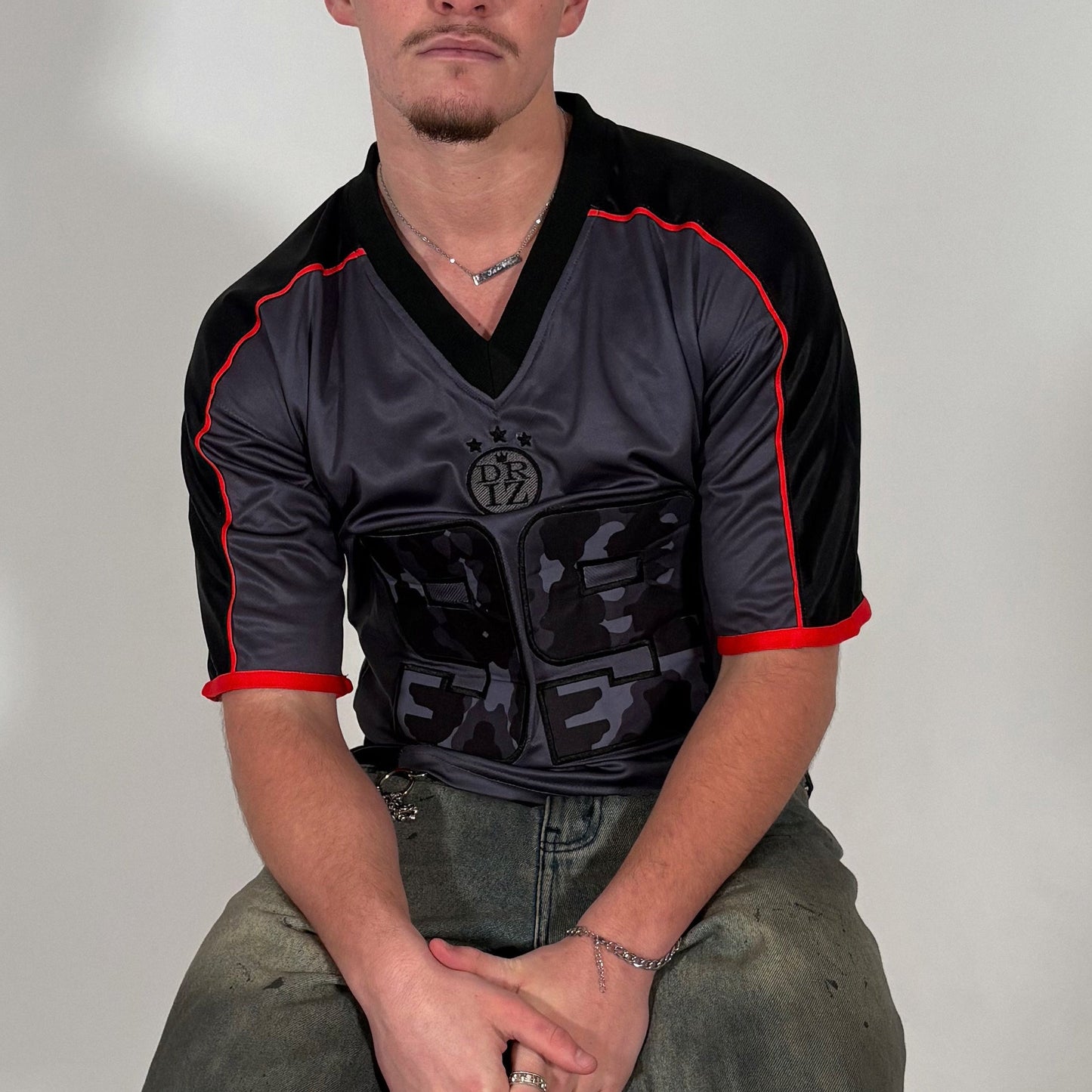 '99'Camo Jersey - Black