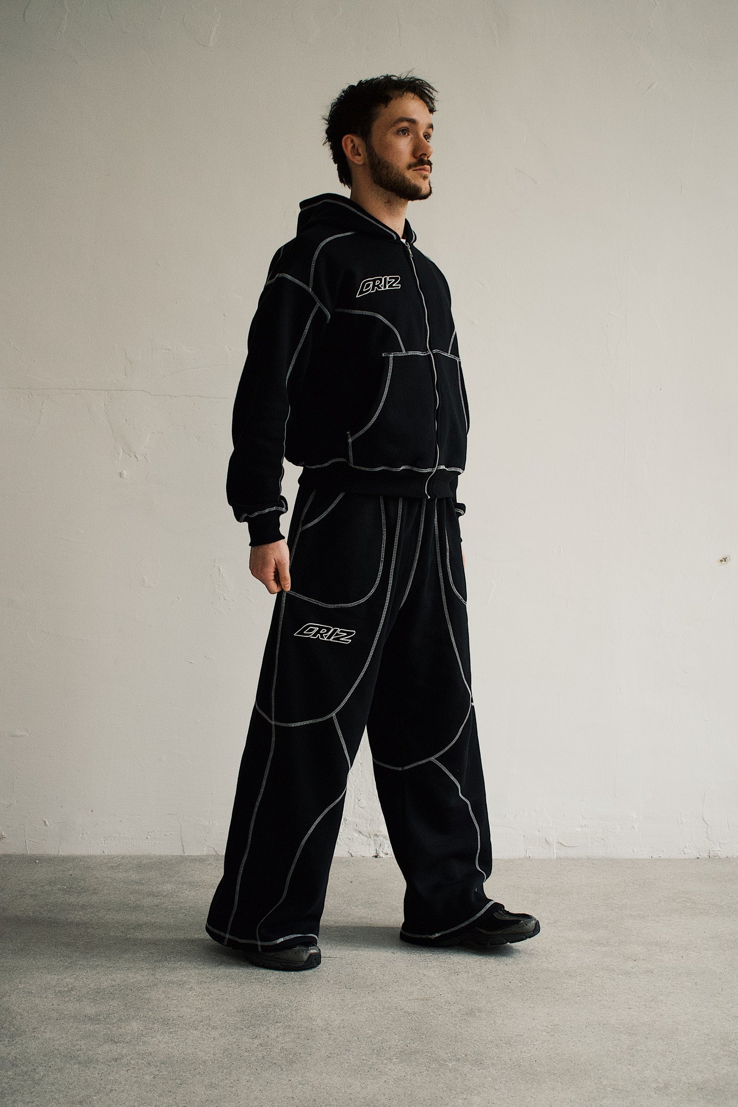 Driz Black Joggers